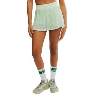 NWT free people movement green tennis skort